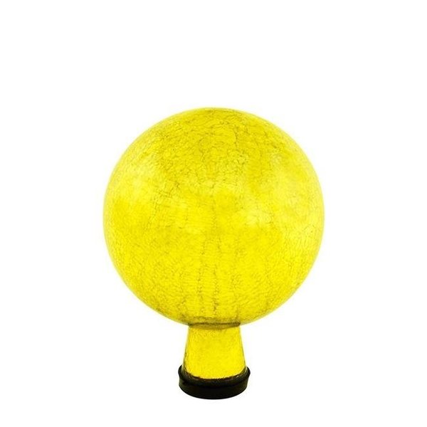 Achla Designs Achla G6-Y-C Gazing Globe 6 in. Lemon Drop Crackle G6-Y-C